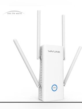 Link White Wi-Fi Range Extender with 4 External Antennas
